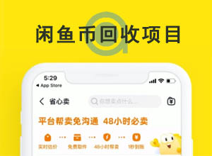 闲鱼挂机操作闲鱼币项目，每天几分钟/稳定/简单，可无限放大！