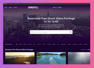 免费可商用的高清4K视频片段直播背景素材网站-Dareful 无限制下载