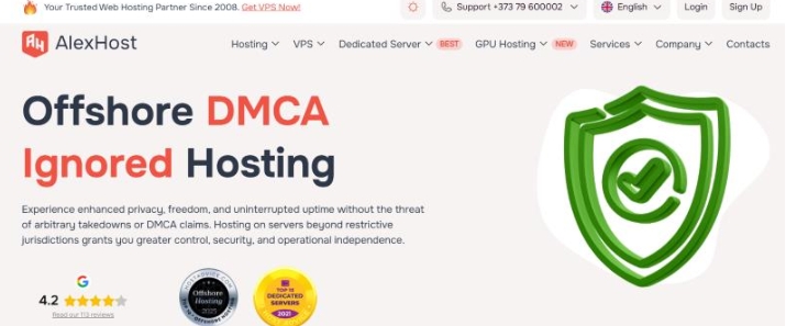 【抗投诉服务器】Alexhost-荷兰不限流/免费Ddos防御/匿名服务商第1张-全球主机测评网